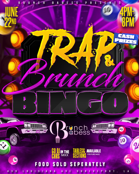 TRAP & BRUNCH BINGO